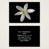 Star of Bethlehem ~ ATC card (Front & Back)