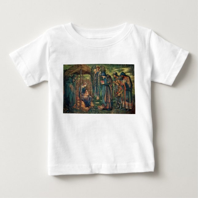 Star of Bethlehem (by Edward Burne-Jones) Baby T-Shirt (Front)