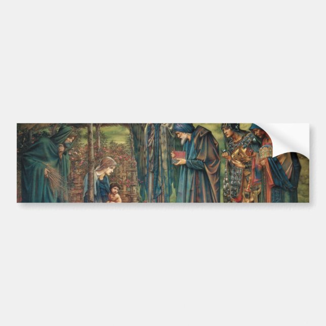 Star of Bethlehem (by Edward Burne-Jones) Bumper Sticker (Front)