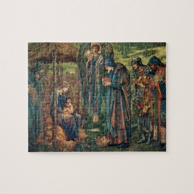 Star of Bethlehem (by Edward Burne-Jones) Jigsaw Puzzle (Horizontal)
