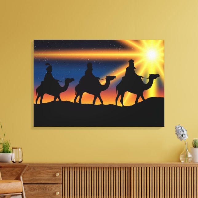 Star of Bethlehem, Christ is Born, Canvas Print (Insitu(LivingRoom))