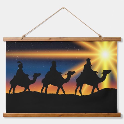 Star of Bethlehem Christ is Born Hanging Tapestry