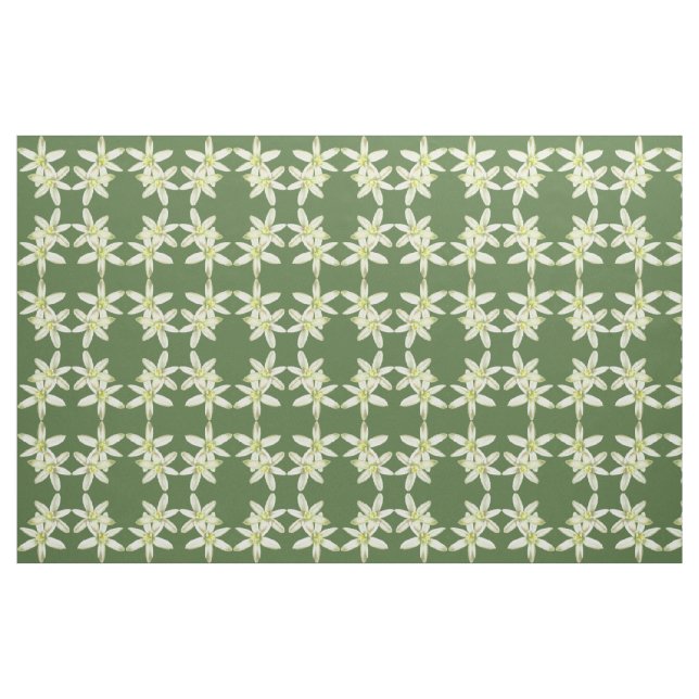 Star of Bethlehem Flower Fabric (Fat Quarter)
