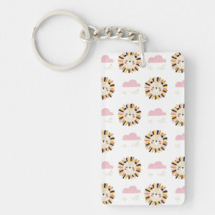 Star Of Bethlehem Flower Keychain