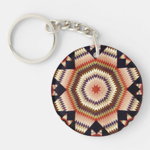 Star of Bethlehem Quilt Keychain