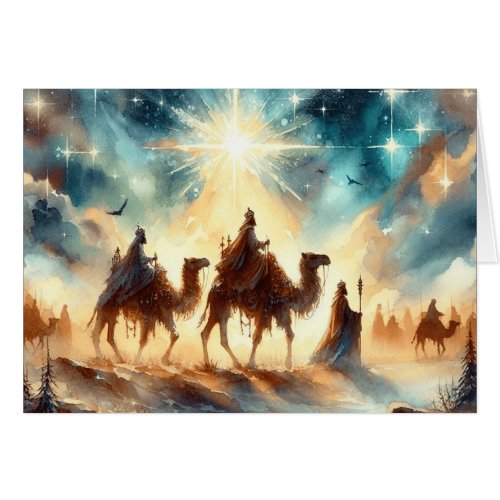 Star of Bethlehem with Magi Following Christmas