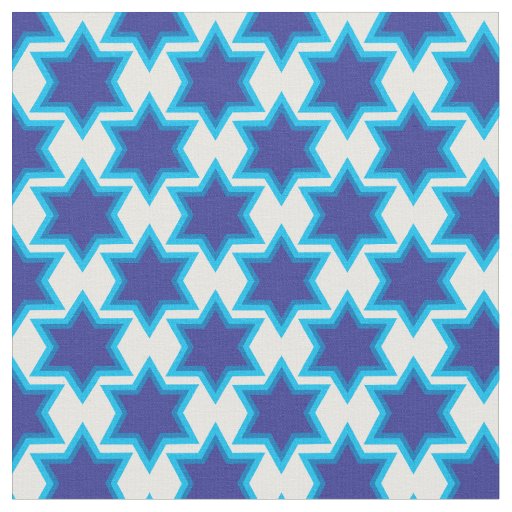 Star of David2, custom background and tile Fabric