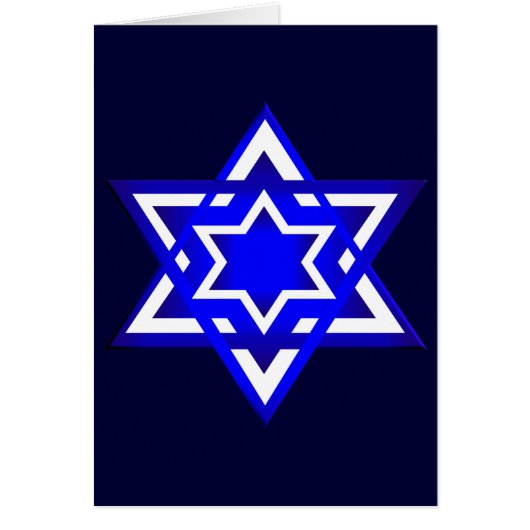 Star of David 3d Cards (Front)