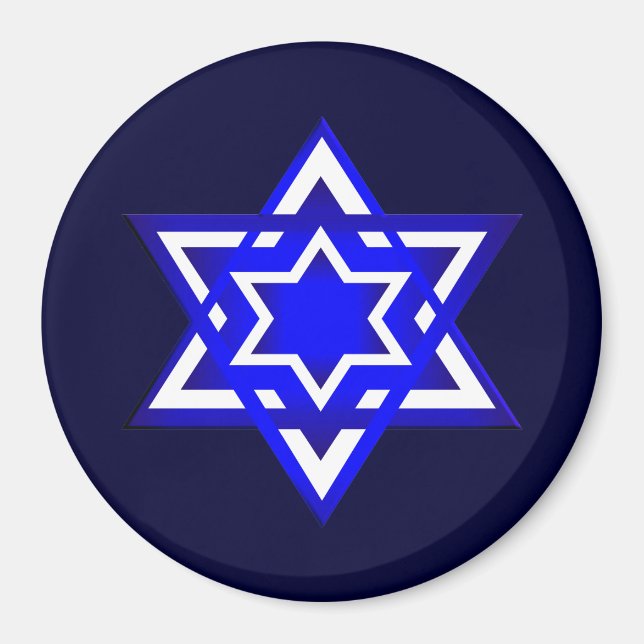 Star of David 3d Magnet (Front)