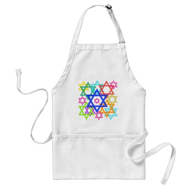 Star of David Adult Apron (Front)