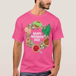Star of David and Happy Passover Matzah Jewish Pes T-Shirt