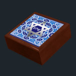 Star of David and "Shalom" Hebrew Text Gift Box<br><div class="desc">Happy Passover / Happy Pesach / Shalom at Pesach. Star of David and "Shalom" Hebrew Text Design Gift Box. Matching cards, favors and gifts available in the Jewish Holidays Category of our store.</div>