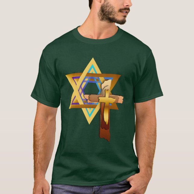 Star Of David and Triple Cross Shirts (Front)
