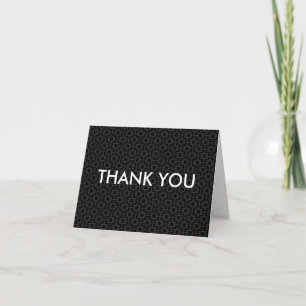 Star of David Bar/Bat Mitzvah Thank You Greeting Card