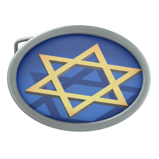 Star of David Belt Buckle (Front)