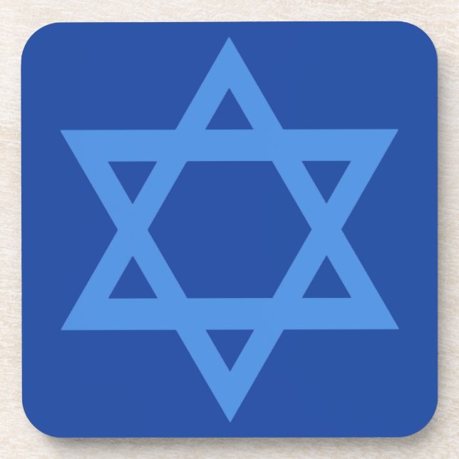 Star of David Beverage Coaster (Front)