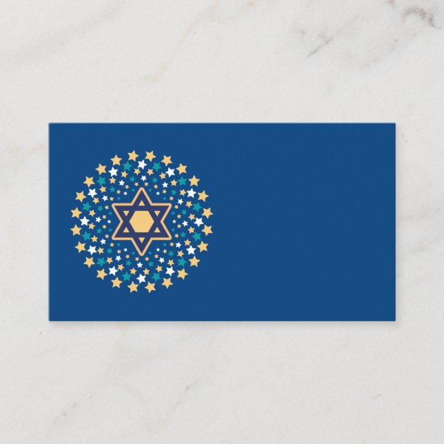 Star of David Business Card (Front)