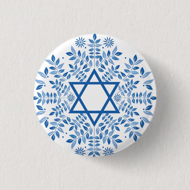 star of david  button (Front)