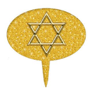 star of david cake topper