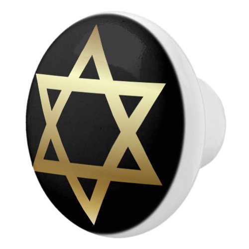 Star of David Ceramic Knob