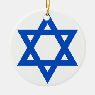 "STAR OF DAVID" CERAMIC ORNAMENT