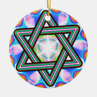 Star of David Ceramic Ornament