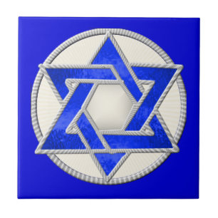 Star of David Ceramic Tile