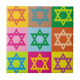 Star of David Ceramic Tile