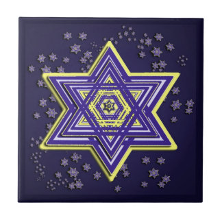 Star of David Ceramic Tile