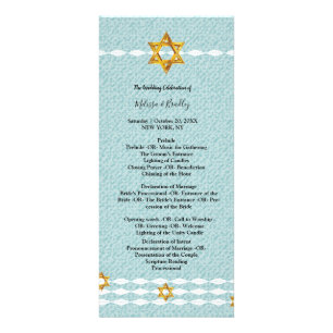 Star of David ceremony Program