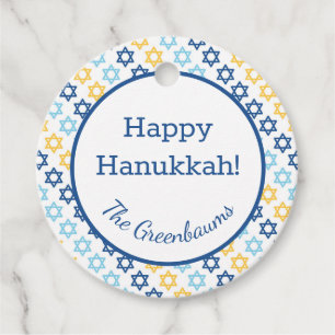 Star of David Classic Favor Tags