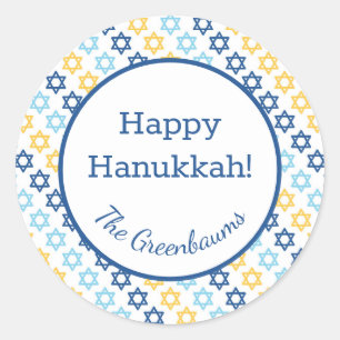 Star of David Classic Round Sticker