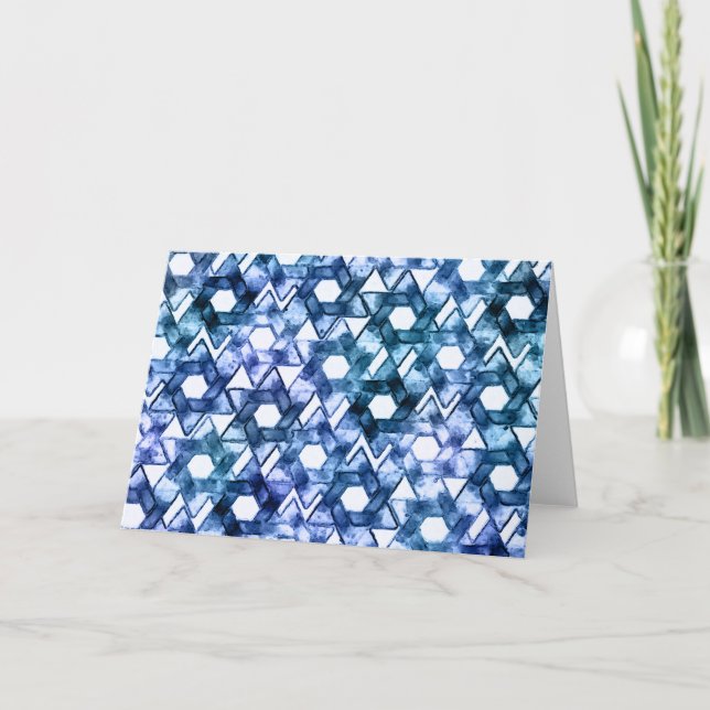 Star of David Damask Thank You (Front)