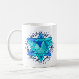 Star Of David Dove Coffee Mug