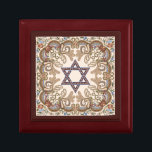 Star of David Elegant Vintage Damask Jewish Art Gift Box<br><div class="desc">The Star of David is featured with elegant damask flourishes in this vintage Jewish art design.  This jewelry or keepsake box is a great gift for newlyweds,  a young graduate or a special person in your life.</div>