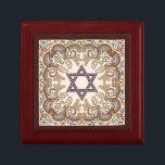 Star of David Elegant Vintage Damask Jewish Art Gift Box<br><div class="desc">The Star of David is featured with elegant damask flourishes in this vintage Jewish art design.  This jewelry or keepsake box is a great gift for newlyweds,  a young graduate or a special person in your life.</div>