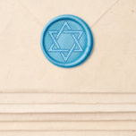 Star of David envelope seal Wax Seal Sticker<br><div class="desc">Star of David envelope seal</div>