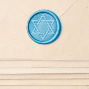 Star of David envelope seal Wax Seal Sticker