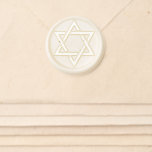 Star of David envelope seal Wax Seal Sticker<br><div class="desc">Star of David envelope seal</div>