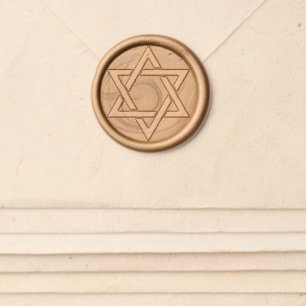 Star of David envelope seal Wax Seal Sticker