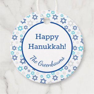 Star of David Favor Tags