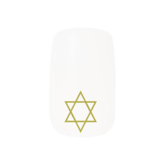 Star of David Finger Nail Decal Hanukkah Gift
