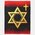 Star of David Fleece Blanket