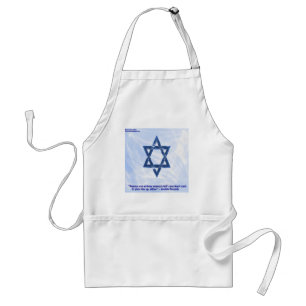Star Of David & Funny Jewish Proverb Gifts & Cards Adult Apron