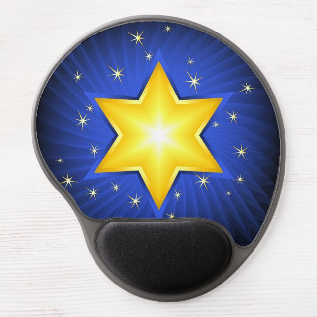 Star of David Gel Mouse Pad (Front)