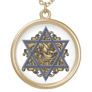 Star of David Gold Gold Plated Necklace