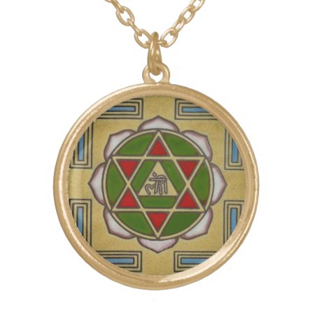 Star Of David Gold Plated Necklace