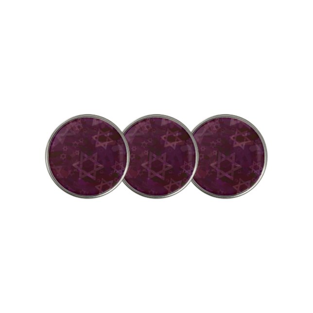 Star of David Golf Ball Marker (3 Up)