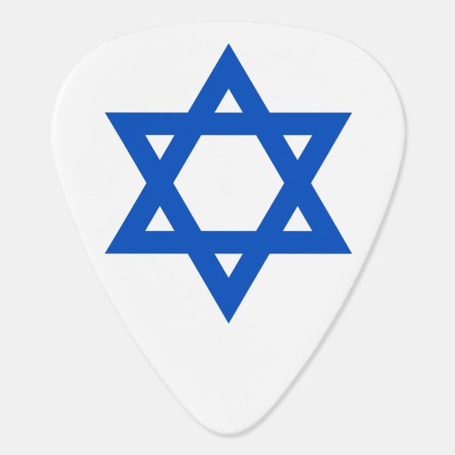 "STAR OF DAVID" GUITAR PICK (Back)