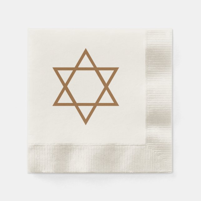 Star of David ~ Hanukkah Celebration Napkins (Front)